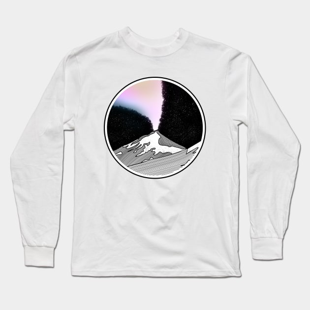 Pavlof Volcano ERUPTION Long Sleeve T-Shirt by mailboxdisco